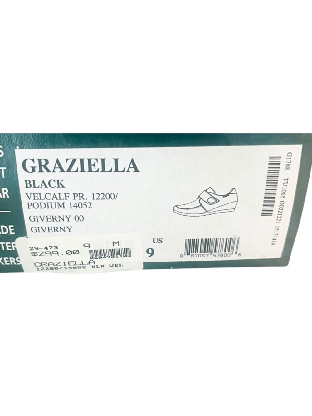MEPHISTO Graziella Women's Black Velcalf Leather Shoes - Size 9 - NEW - Picture 4 of 10